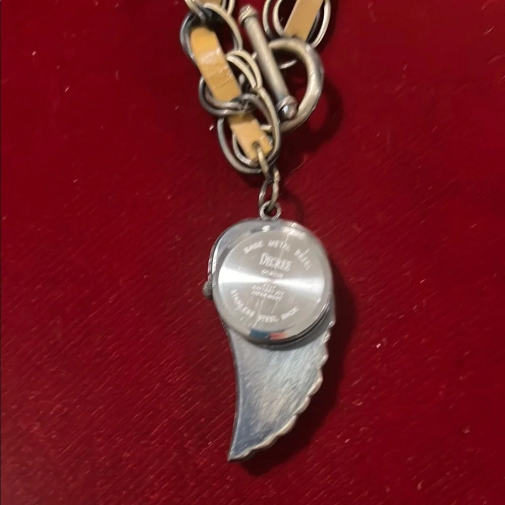 Decree Bronze Wing Charm Watch Bracelet